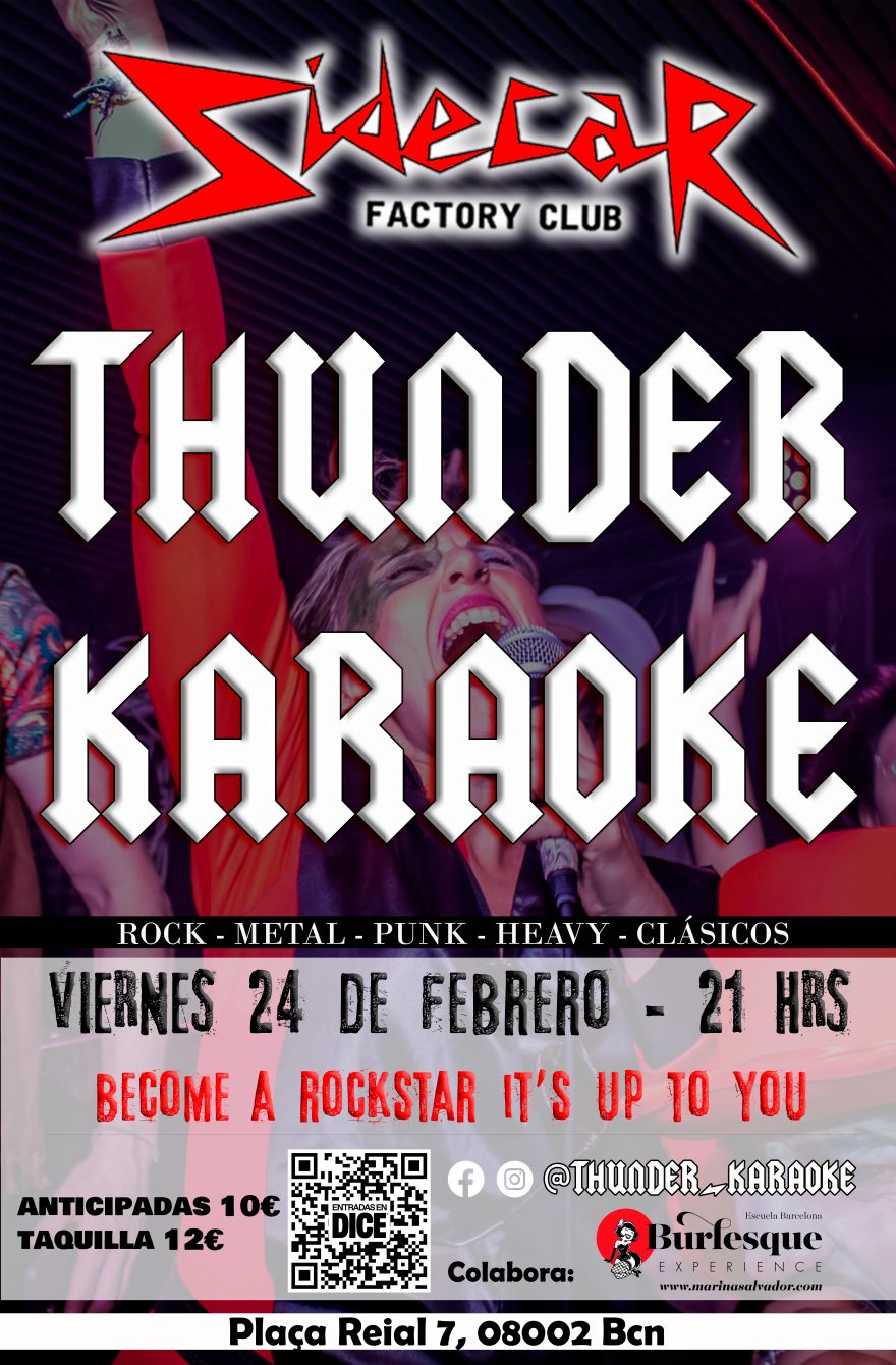 Thunder Karaoke (2023-02-24) poster