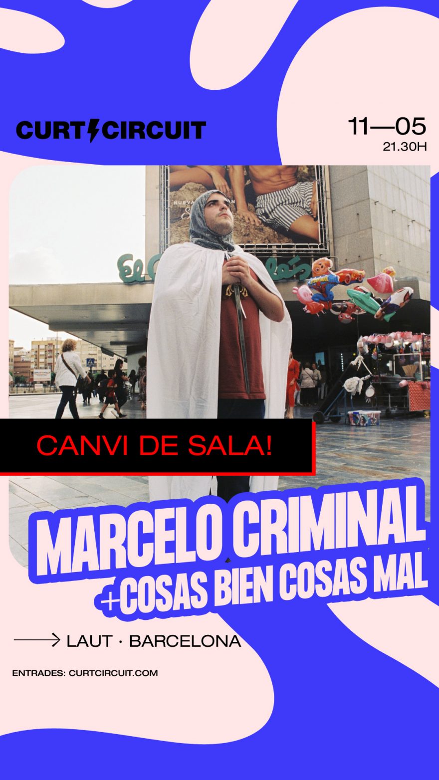 Marcelo Criminal canvi a sala Laut
