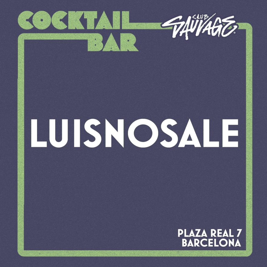 LUISNOSALE en el Cocktail Room de Sidecar, Plaza Real 7, Barcelona
