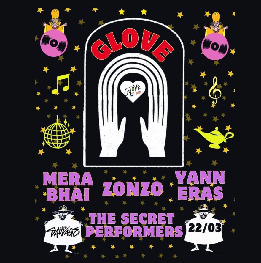 GLOVE PARTY en Sidecar, Plaza Real 7, Barcelona (2025-03-22)