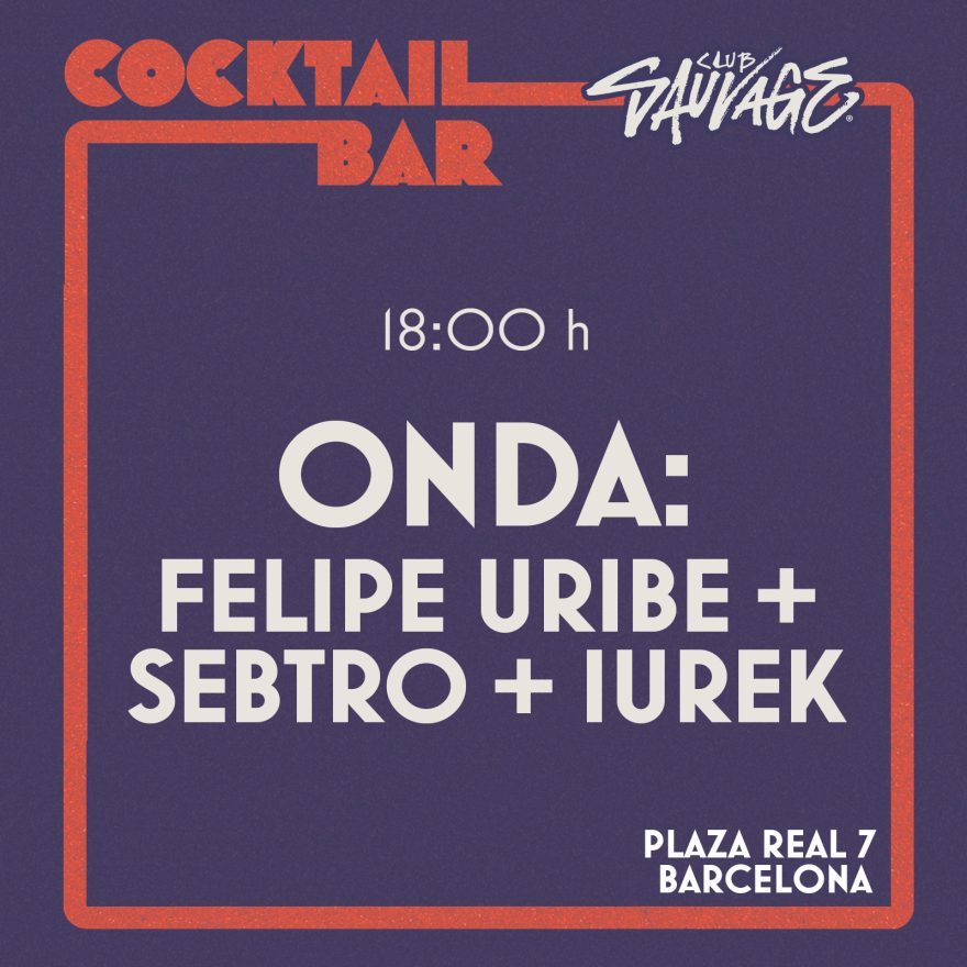ONDA en el cocktail room de Sidecar, Plaza Real 7, Barcelona