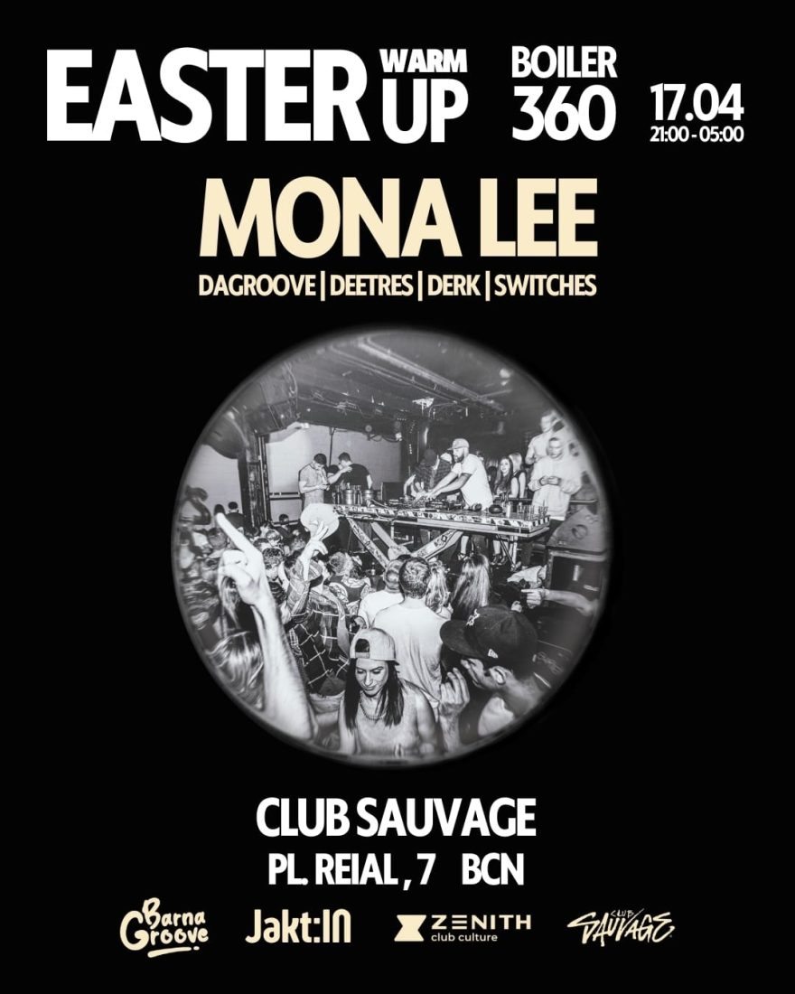 Easter Warm Up with Mona Lee at Sidecar, Plaza Real, 7, Barcelona