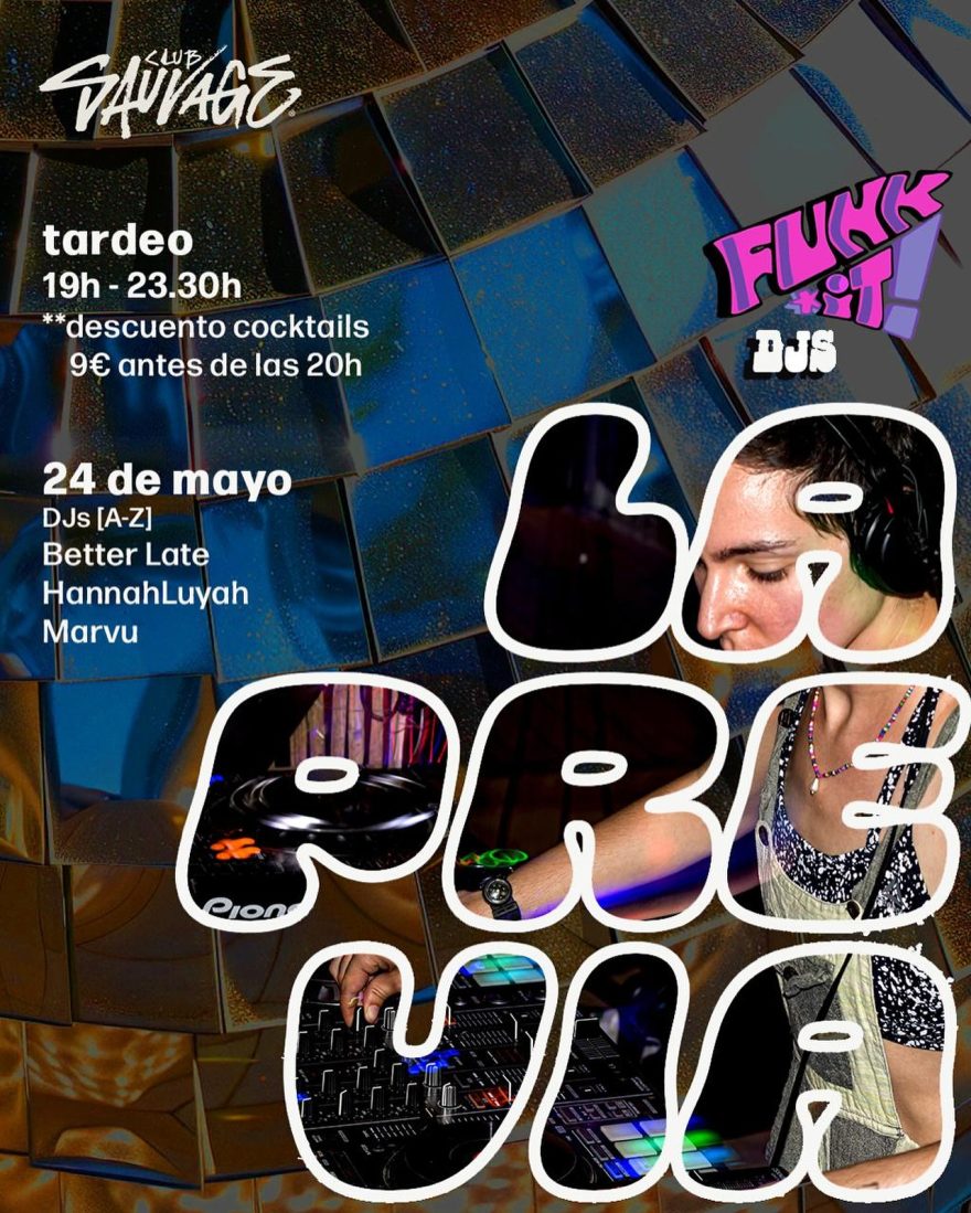 FUNK IT! LA PREVIA en Sidecar, Plaza Real, 7, Barcelona