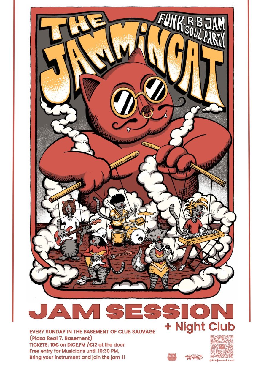 THE JAMMIN'CAT JAM SESSIONS en Sidecar, plaza Real 7, Barcelona