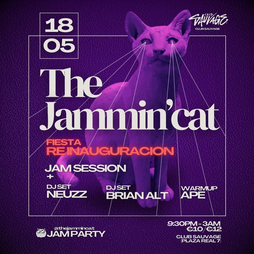 THE JAMMIN'CAT JAM SESSIONS en Sidecar, plaza Real 7, Barcelona