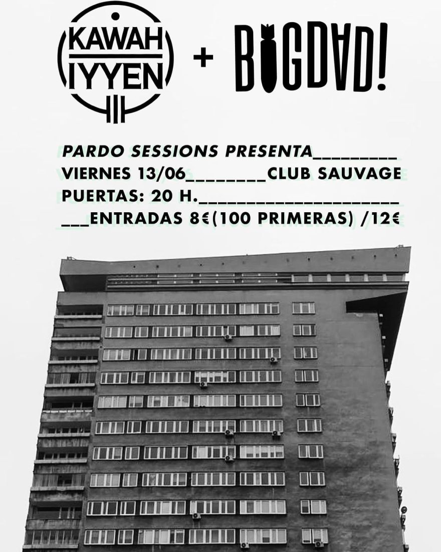 Kawah Iyyen + Bagdad en concierto en Sidecar, Plaza Real, 7, Barcelona