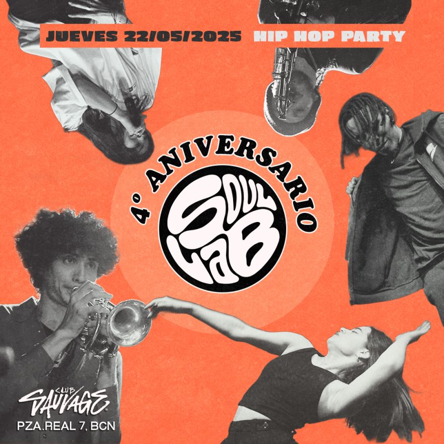 4º Aniversario SOUL LAB JAM SESSIONS en Sidecar, plaza Real 7, Barcelona