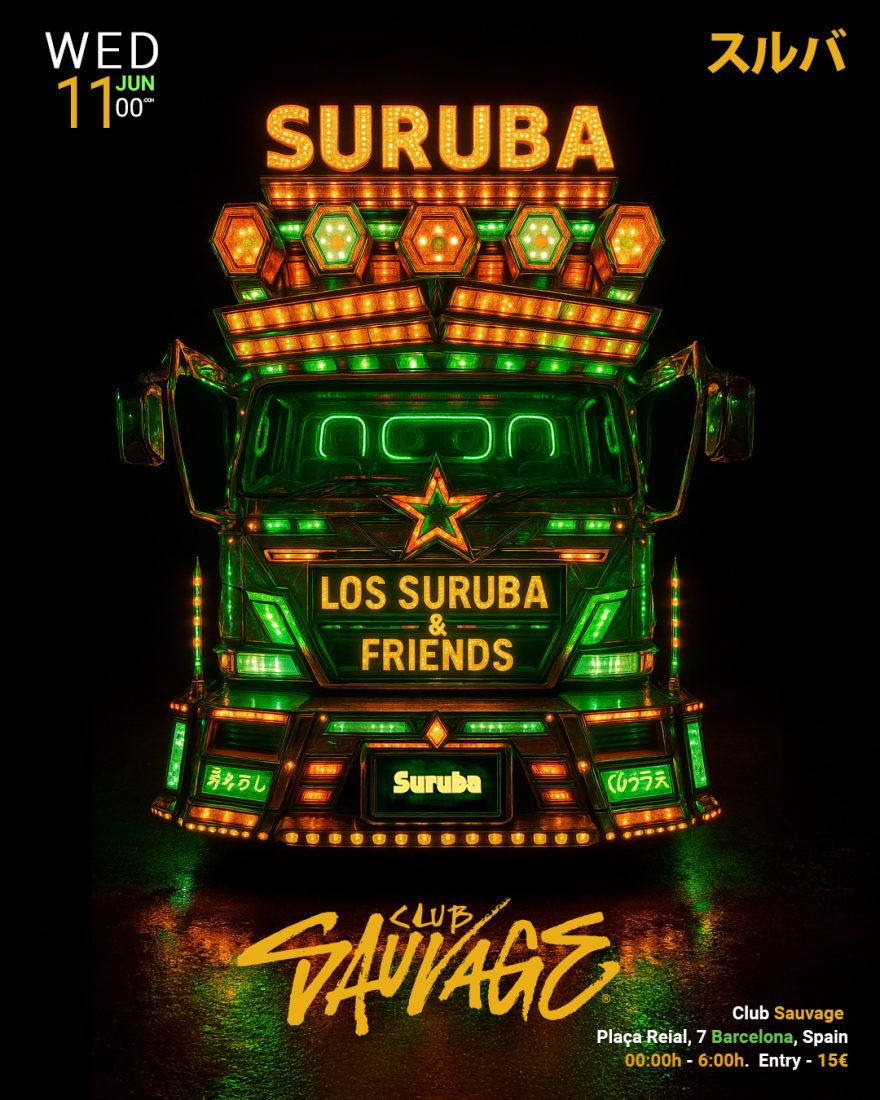 SURUBA en Sidecar, plaza Real7, Barcelona