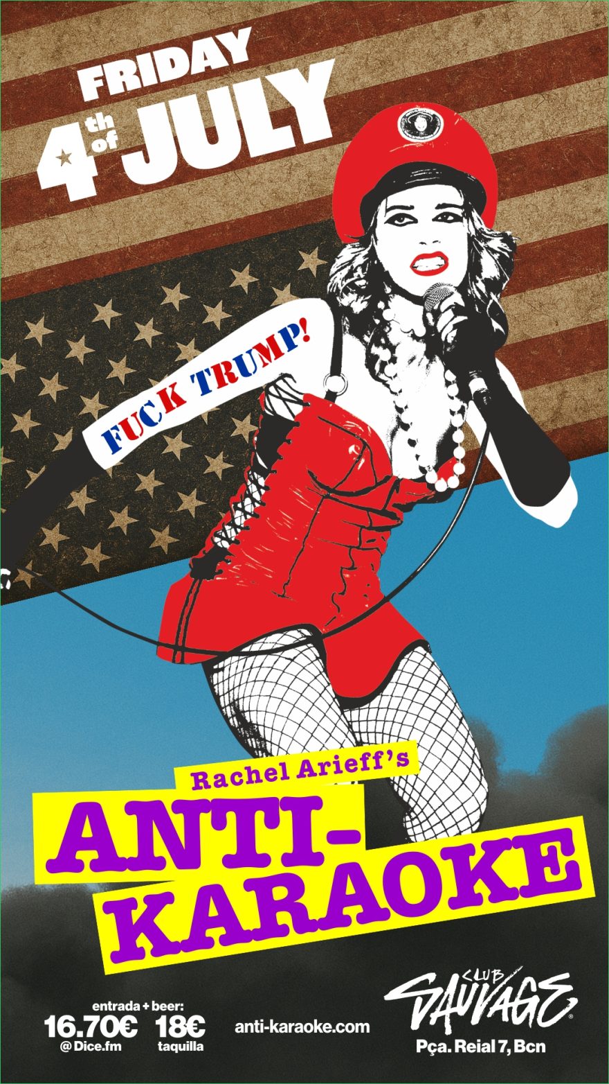 Anti-Karaoke en Sidecar, Plaza Real 7, Barcelona