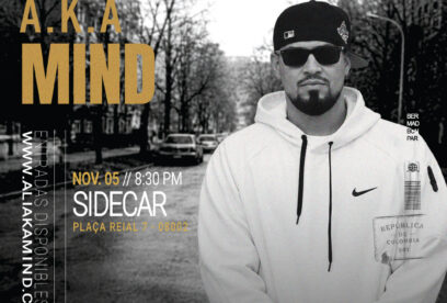ALI A.K.A. MIND en concierto en Sidecar, Barcelona. Plaza Reial, 7
